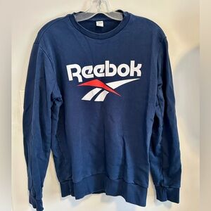 Reebok Men's Classic Blue Crewneck Sweater